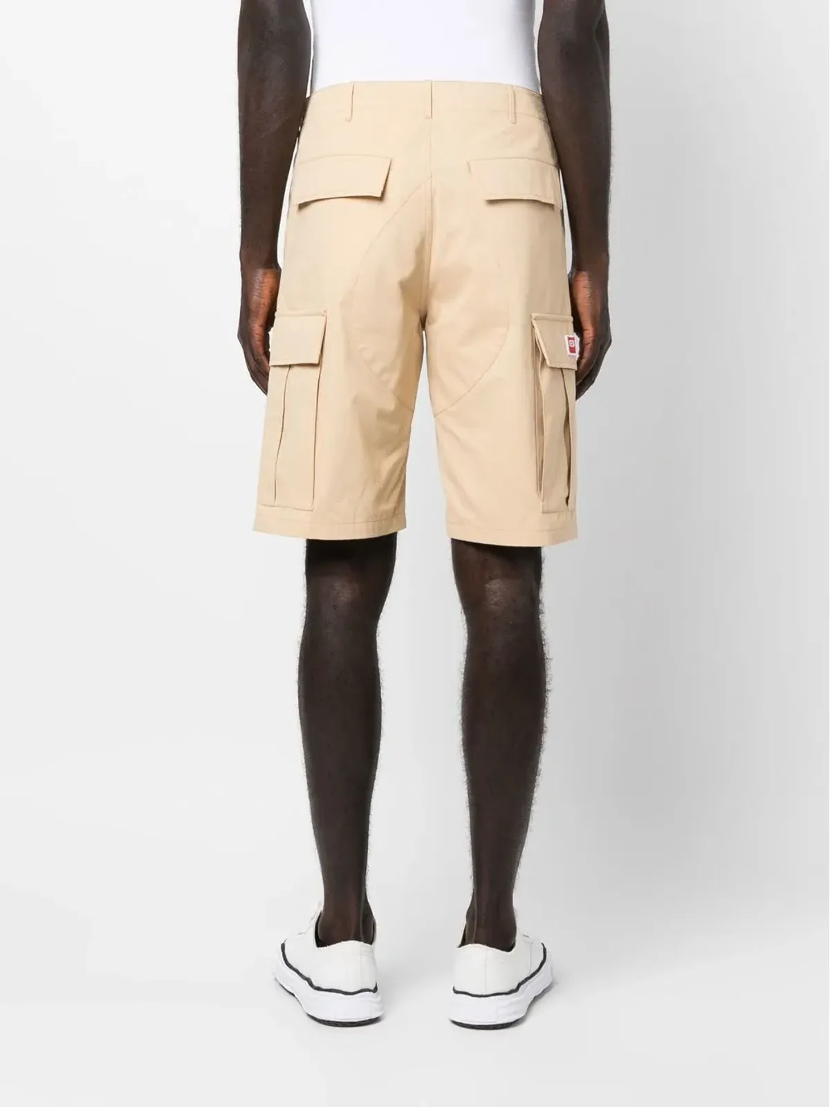 Kenzo ロゴパッチ コットン カーゴショーツ - 画像4