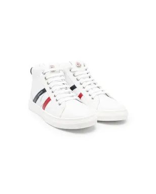 Moncler Enfant 斜めストライププリント ハイトップスニーカー - サムネイル1