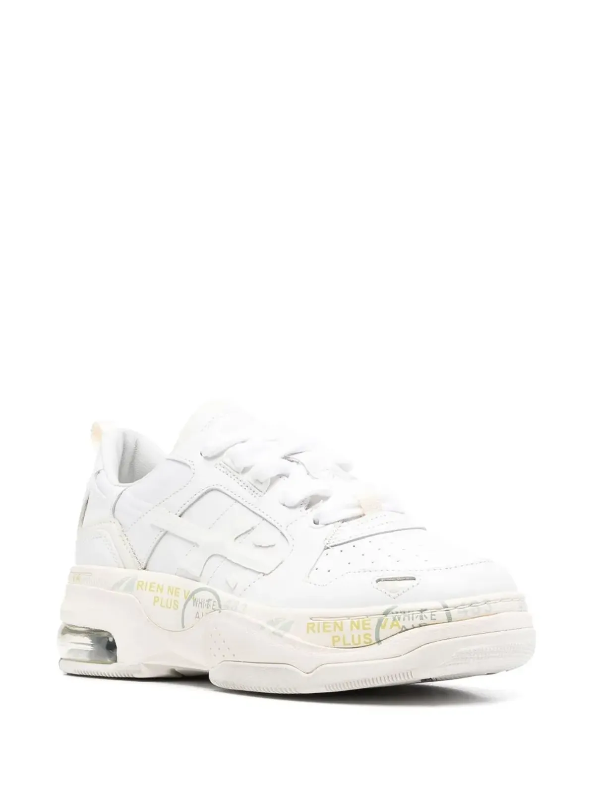 Premiata ドレイク チャンキー ロー・トップスニーカー - ホワイト - 画像2
