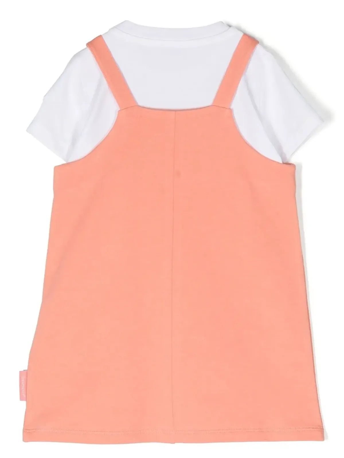Moncler Enfant logo-print press-stud dress - Orange - 画像2