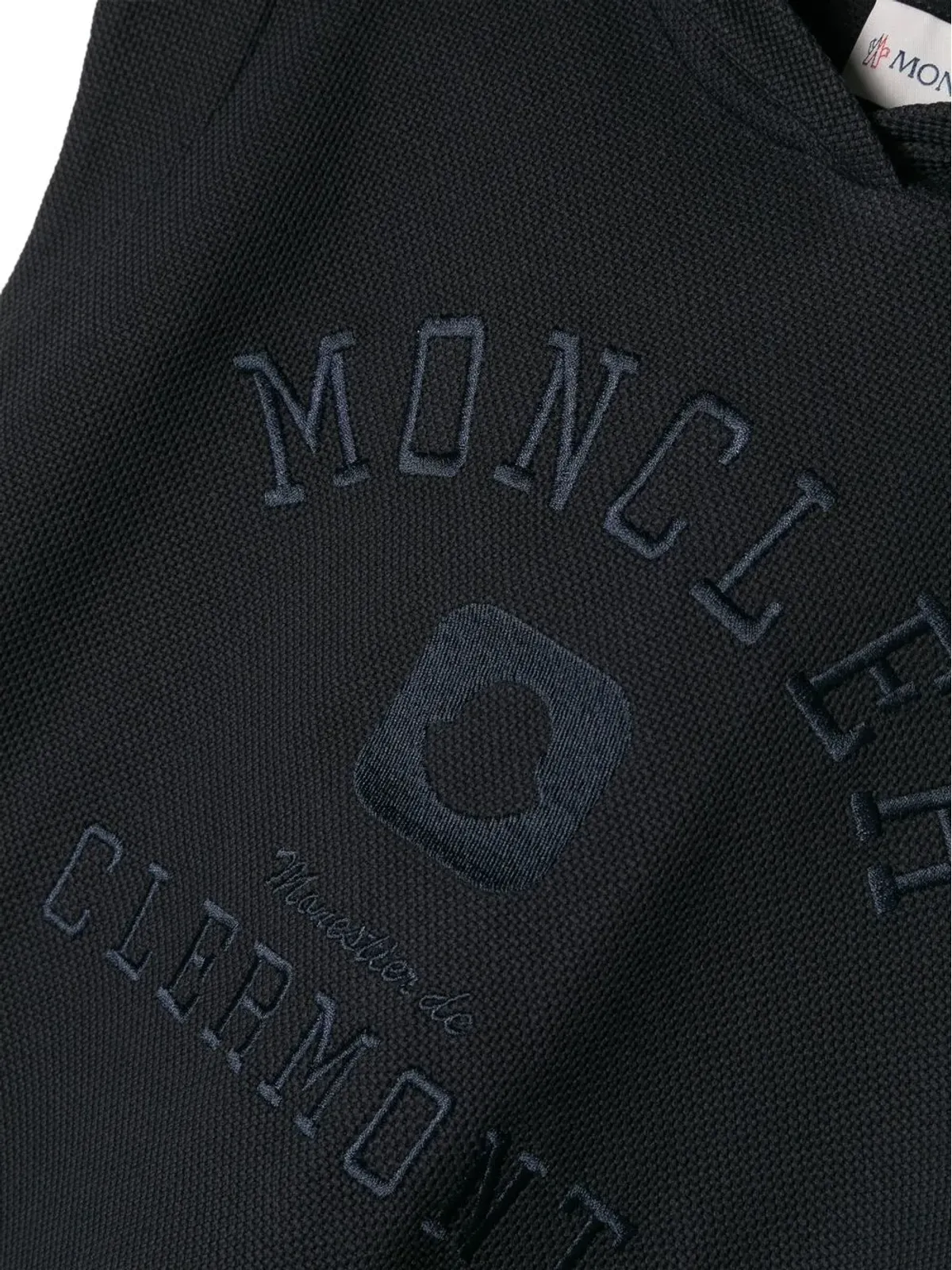 Moncler Enfant フリルヘムのフード付きワンピース - 画像3