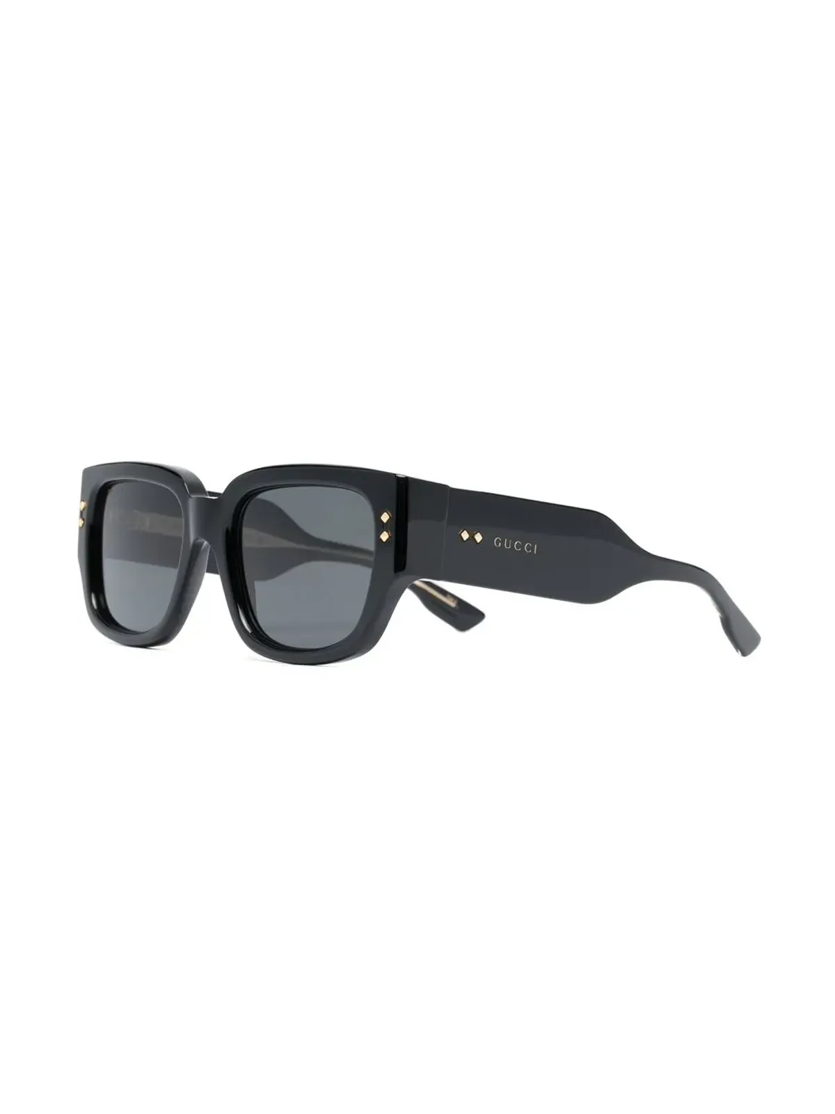 Gucci Eyewear ロゴ入りスクエアフレーム サングラス - 画像2