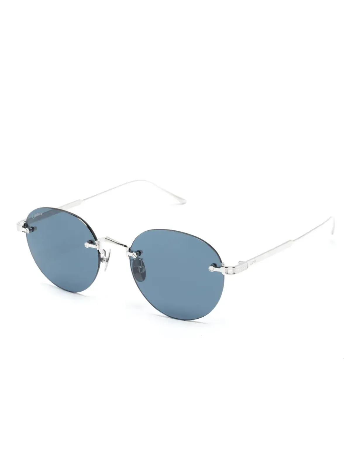 Cartier Eyewear ラウンドフレーム・ティントサングラス - 画像2