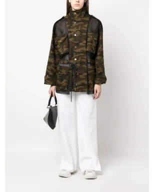 Monse deconstructed camouflage jacket - Black - サムネイル2