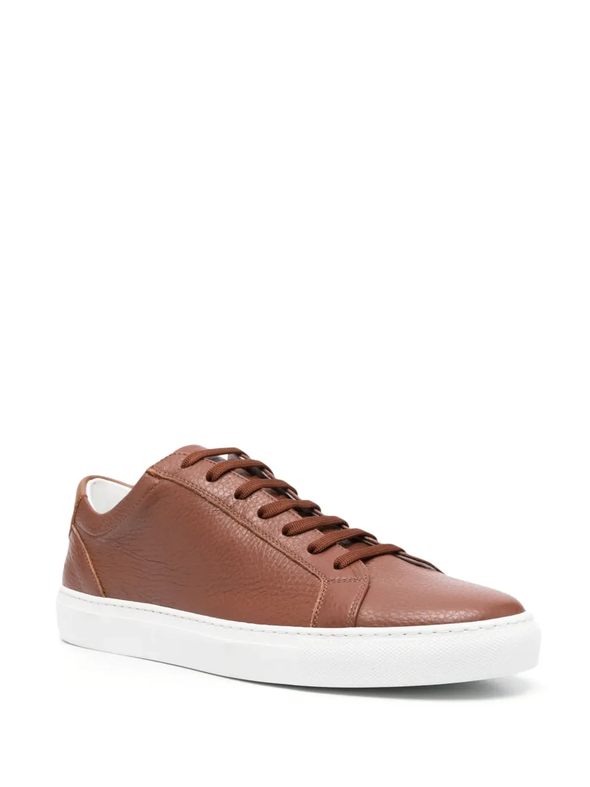 Corneliani ボストン ロー・トップ スニーカー ブラウン - 画像2
