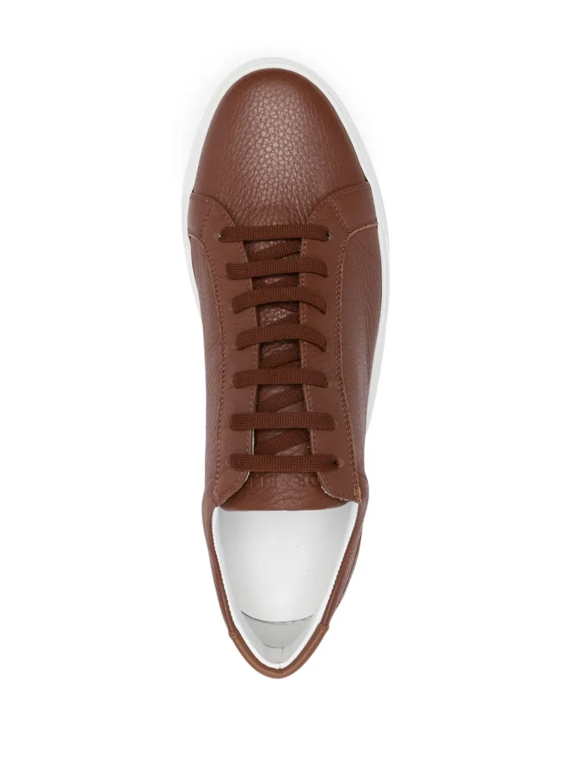 Corneliani ボストン ロー・トップ スニーカー ブラウン - 画像4