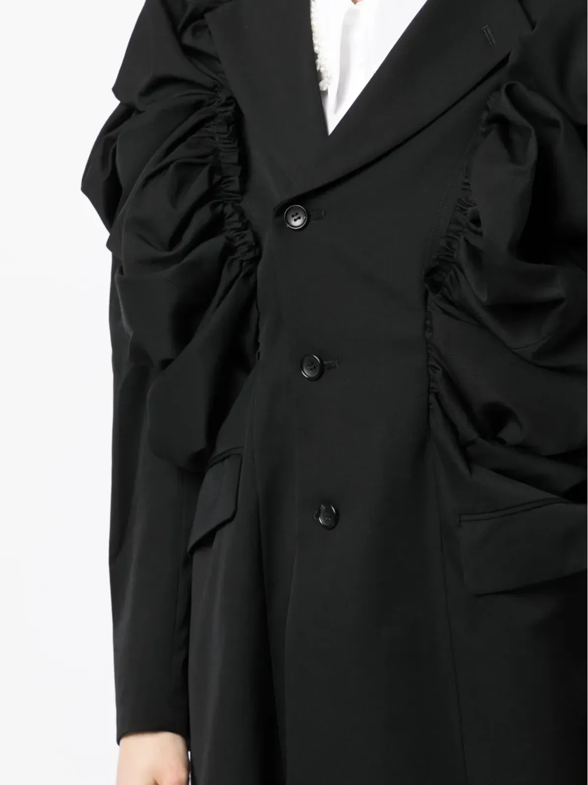 Comme Des Garçons アシンメトリック オーバーサイズ ブレザー - 画像5