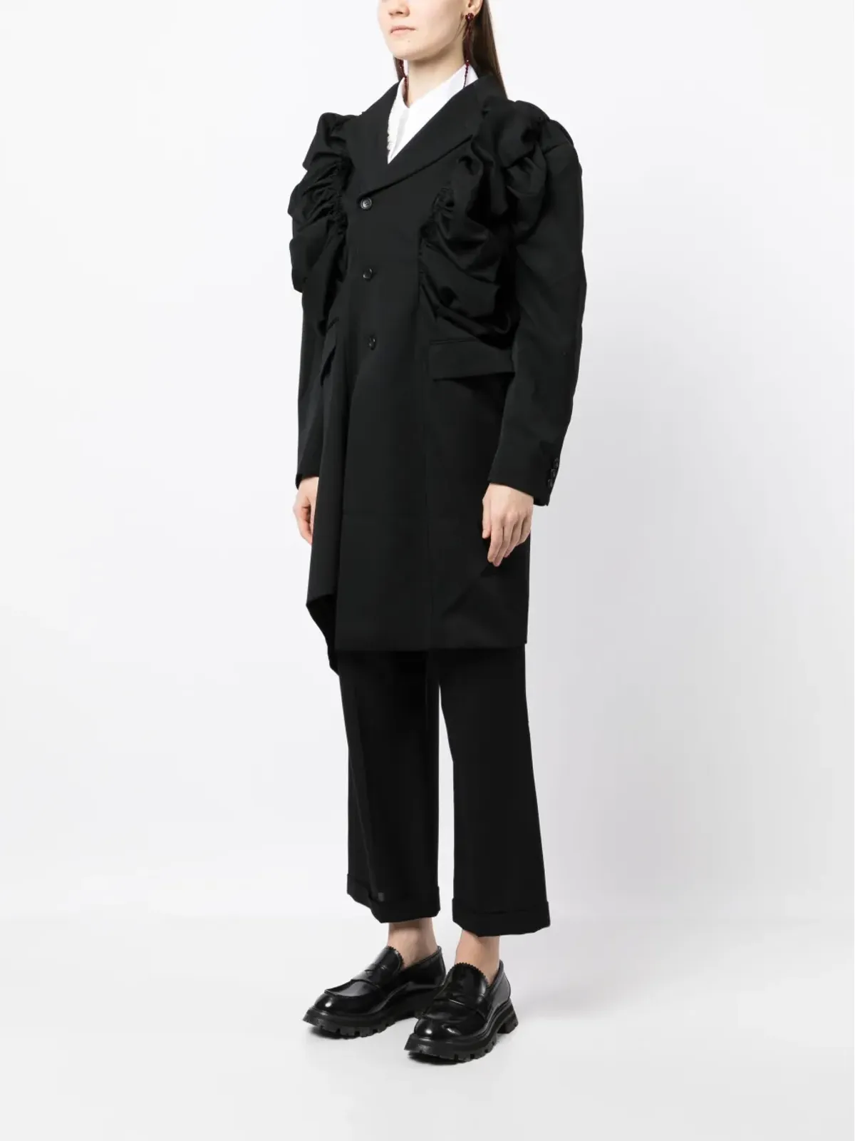 Comme Des Garçons アシンメトリック オーバーサイズ ブレザー - 画像3