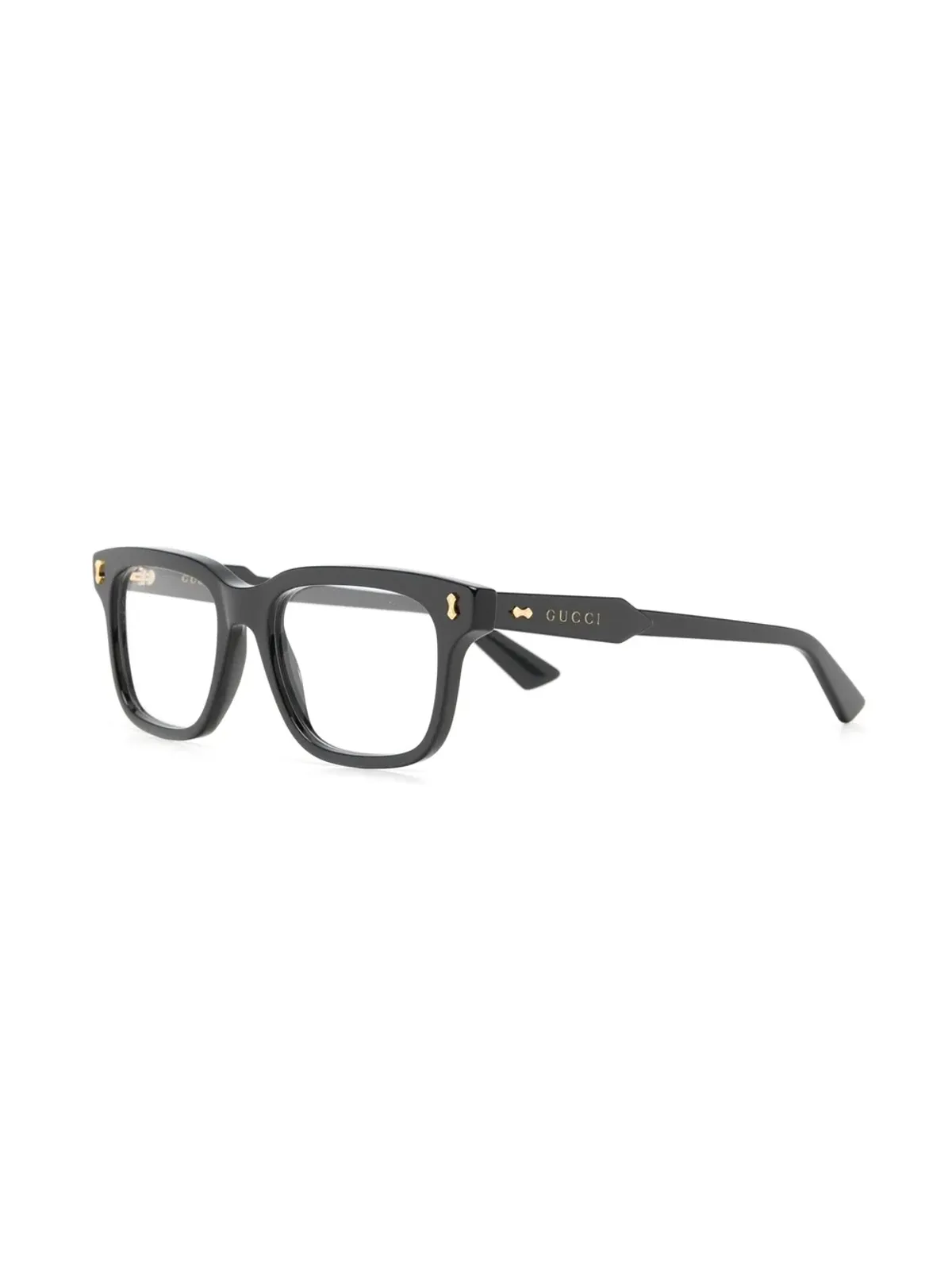Gucci Eyewear ロゴアームディテール メガネ - 画像2
