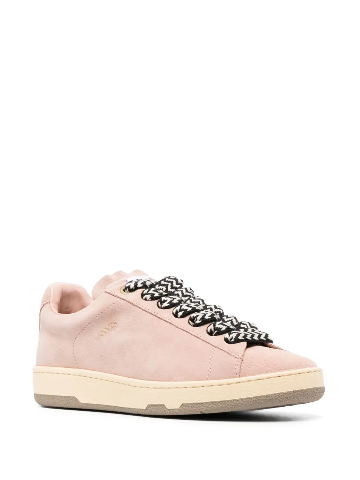 Lanvin ライトカーブ スエードスニーカー - ピンク - 画像2