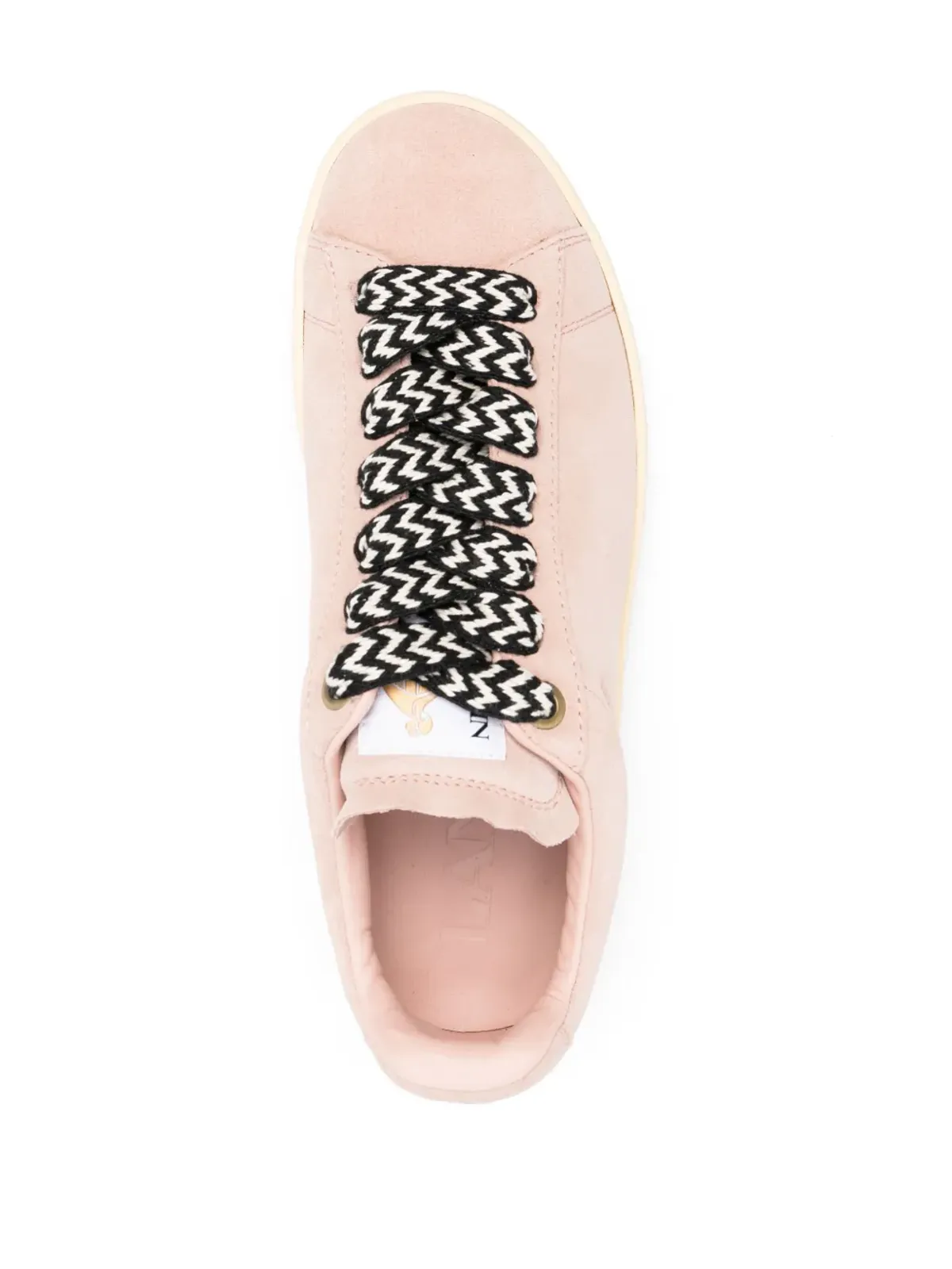 Lanvin ライトカーブ スエードスニーカー - ピンク - 画像4