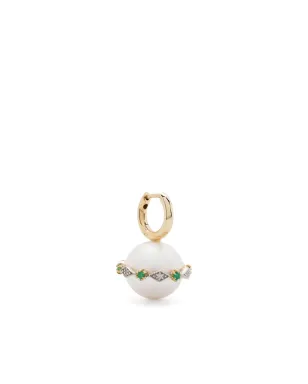 Pascale Monvoisin Chelsea N°4 パールとダイヤモンドのイヤリング - サムネイル1