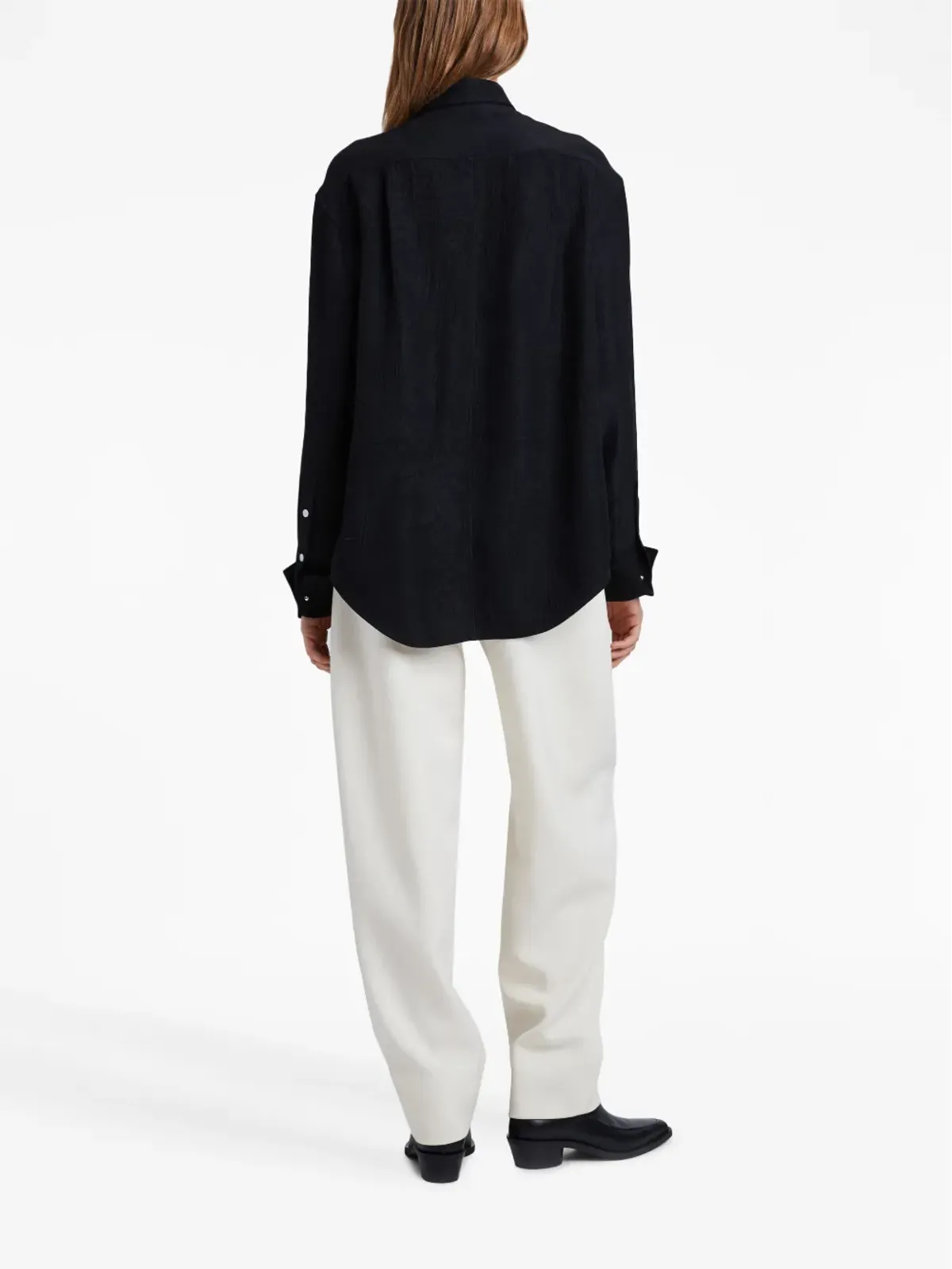 Proenza Schouler ウールツイル ストレートパンツ - 画像5