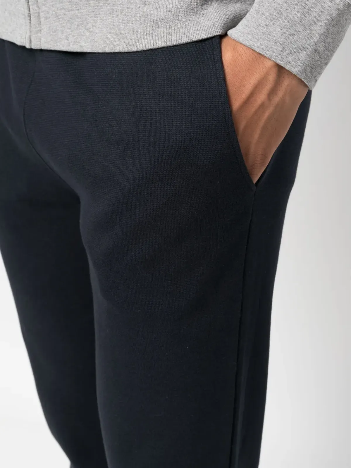 Corneliani ドローコード付きコットン トラックパンツ - 画像5