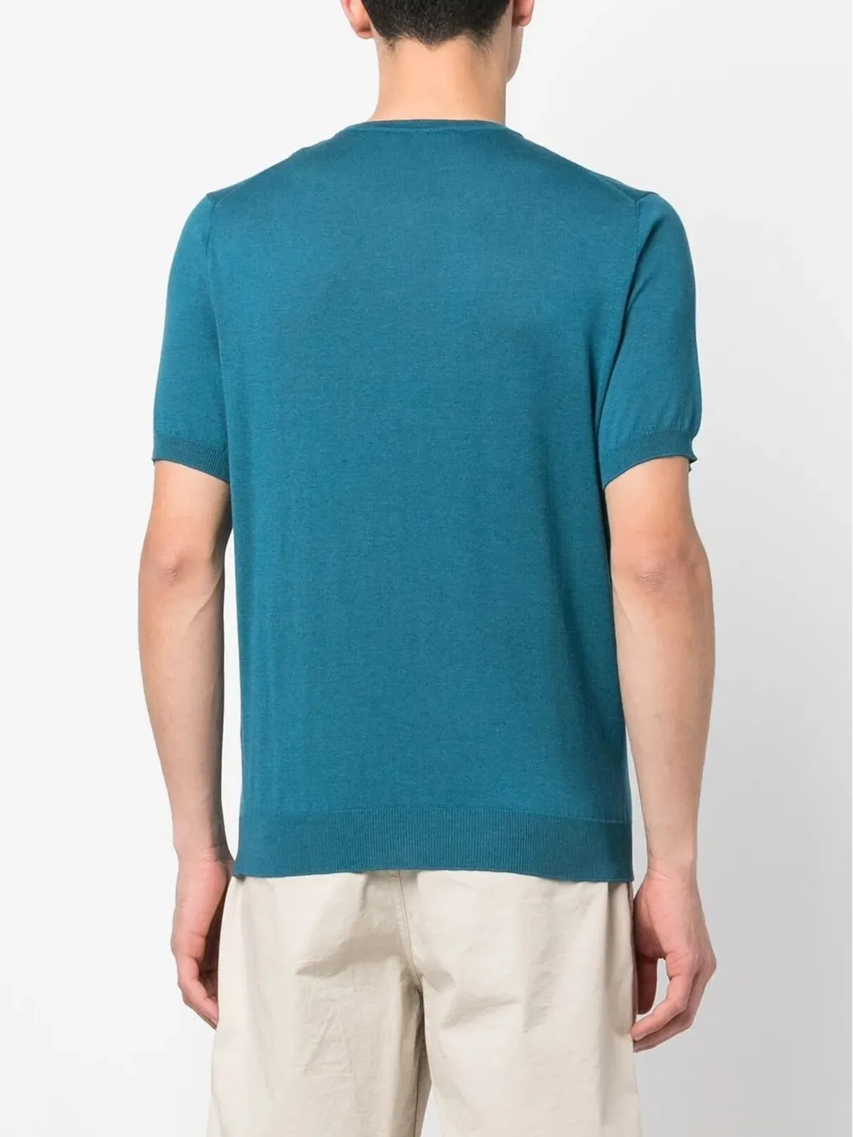 Corneliani シルクコットン混紡 半袖Tシャツ - 画像4