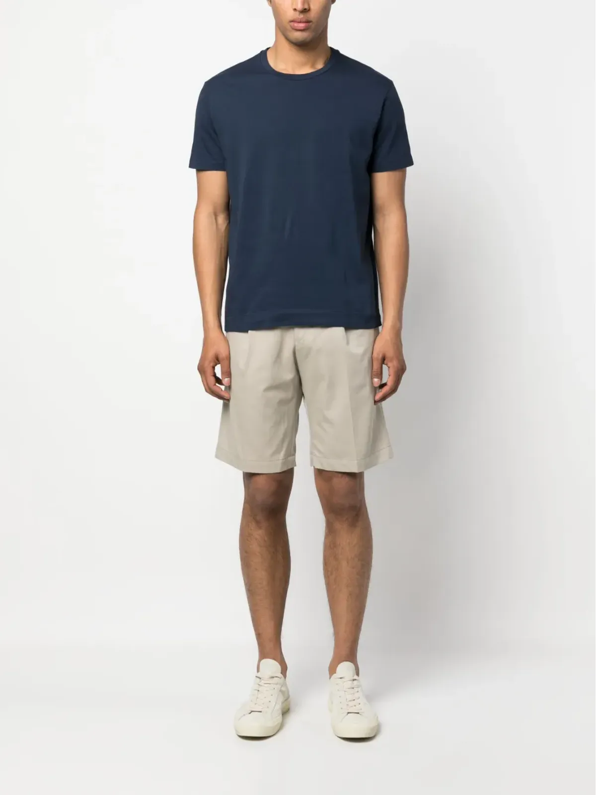 Corneliani ドローストリングウエスト チノショーツ - 画像2
