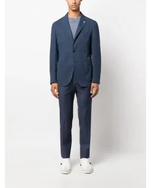 Corneliani スリムカット テーラードパンツ（ブルー） - サムネイル2