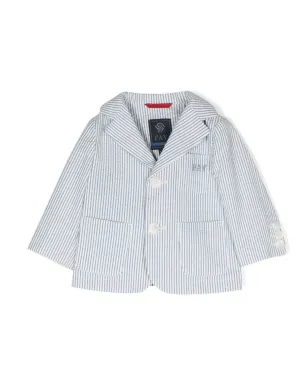 Fay Kids ストライプ柄シングルブレストブレザー - サムネイル1