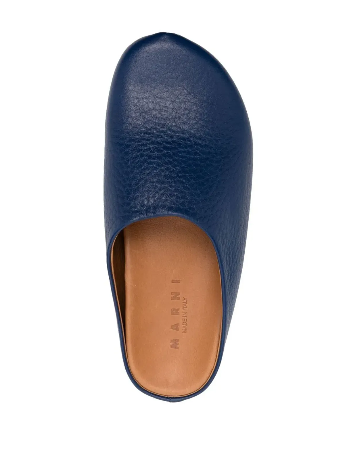 Marni テクスチャードレザー スリッパ - 画像4
