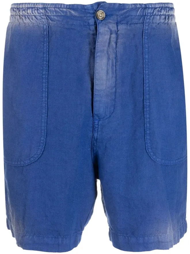 Altea Altea ストレートレッグ・エラスティケーテッドショーツ ブルーの商品画像