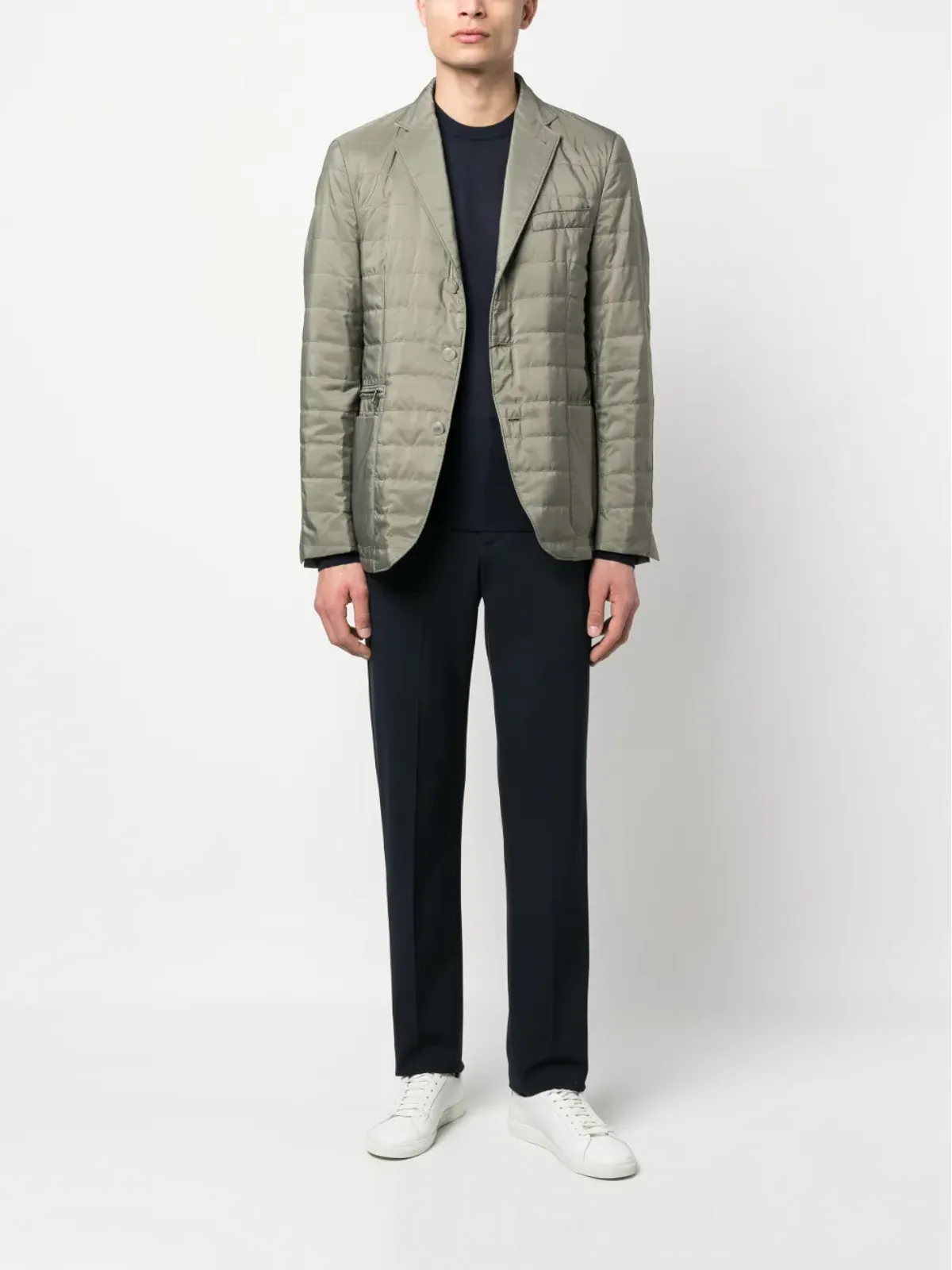 Corneliani ファインニット長袖ジャンパー - 画像2