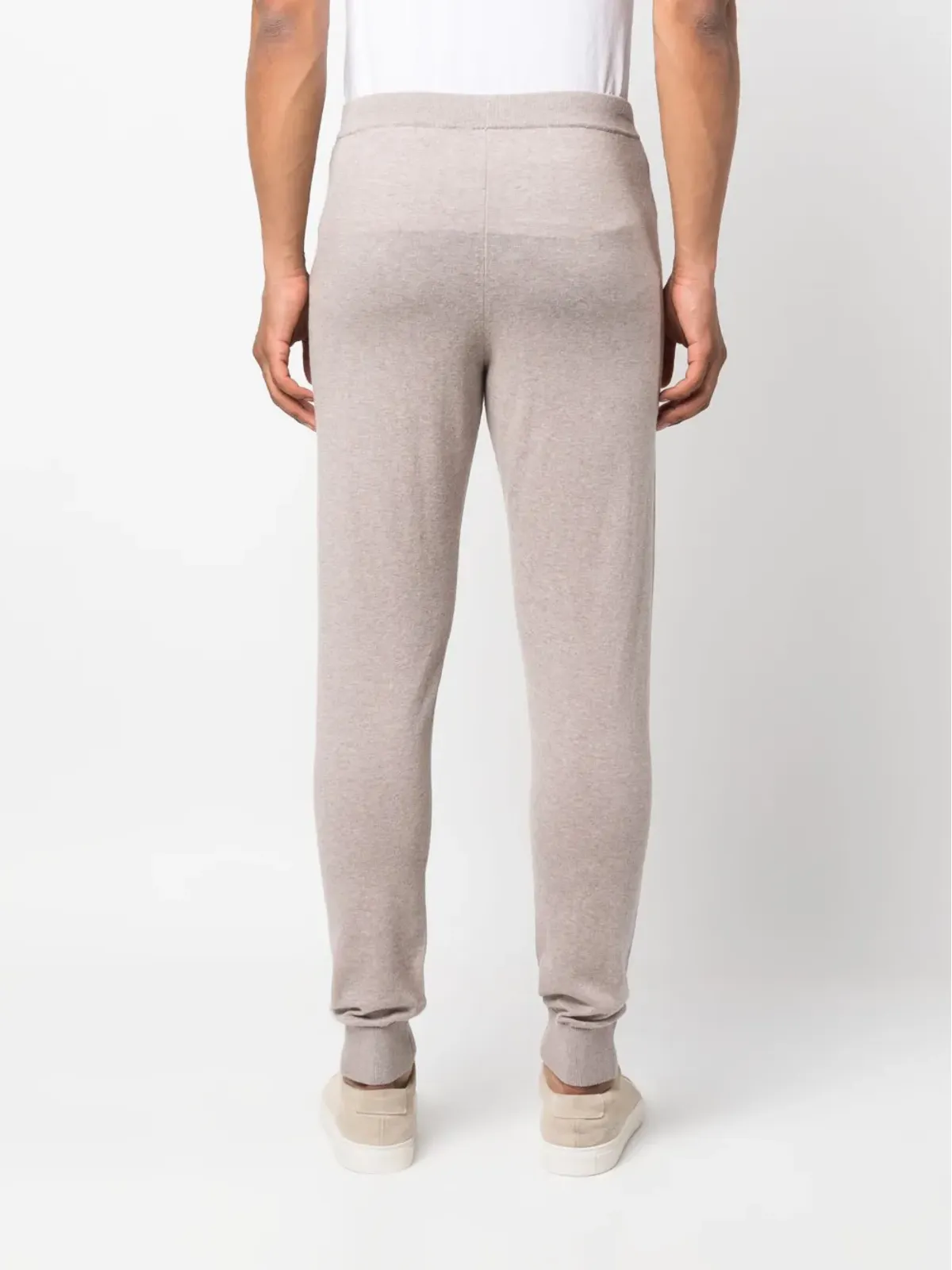 Corneliani スキニー編みニット トラックパンツ - ベージュ - 画像4