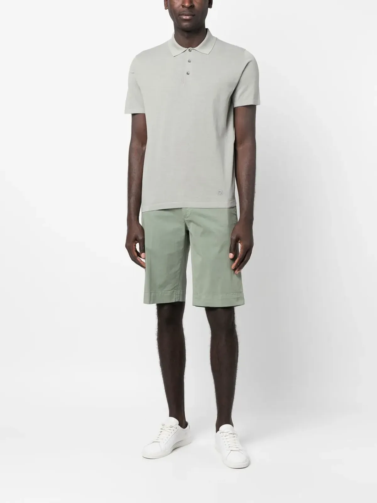 Corneliani 半袖コットンポロシャツ - 画像2