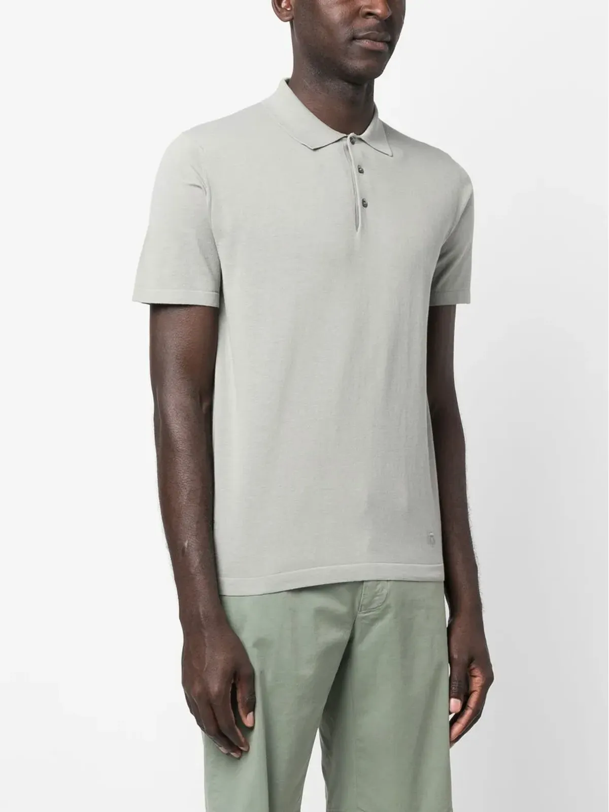 Corneliani 半袖コットンポロシャツ - 画像3