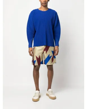 Pierre-Louis Mascia 抽象プリント・シルクショートパンツ - サムネイル2