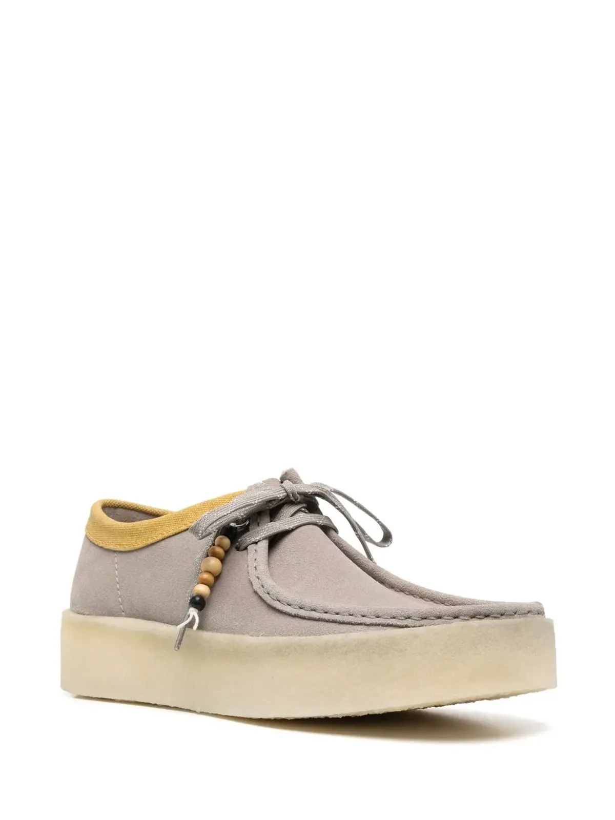 Clarks Originals レースアップ スエード ダービーシューズ グレー - 画像2