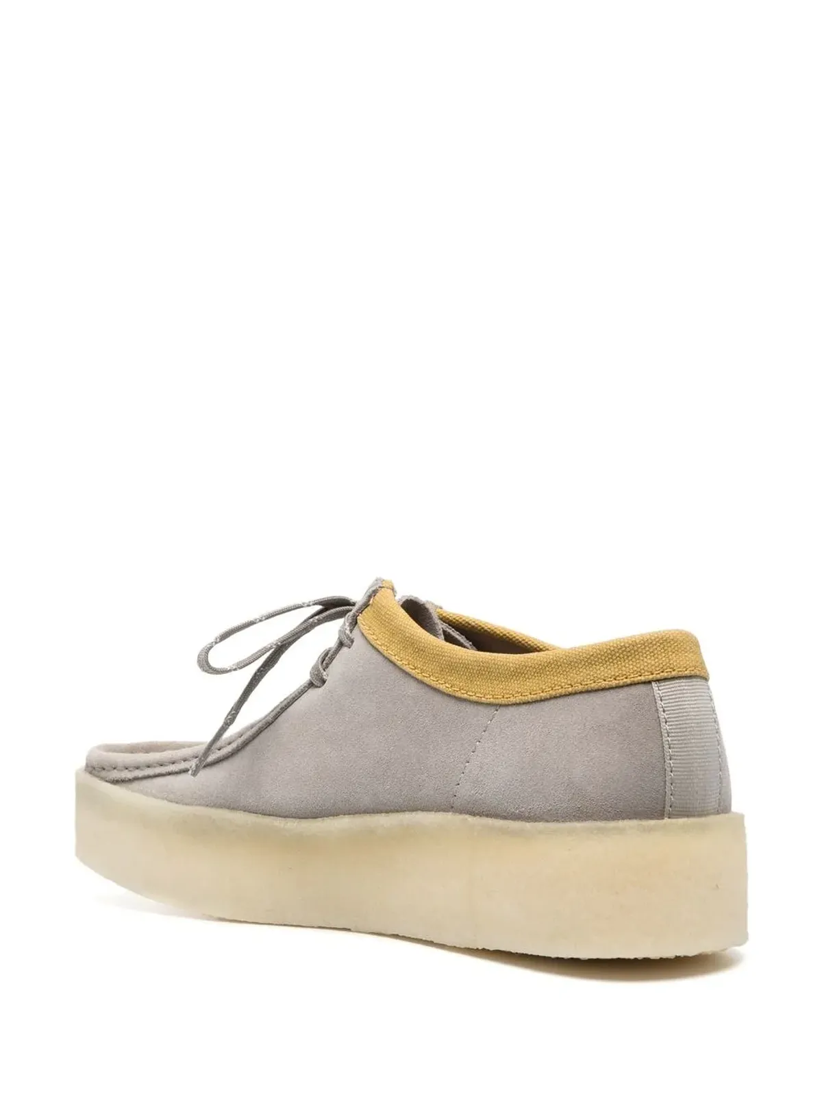 Clarks Originals レースアップ スエード ダービーシューズ グレー - 画像3