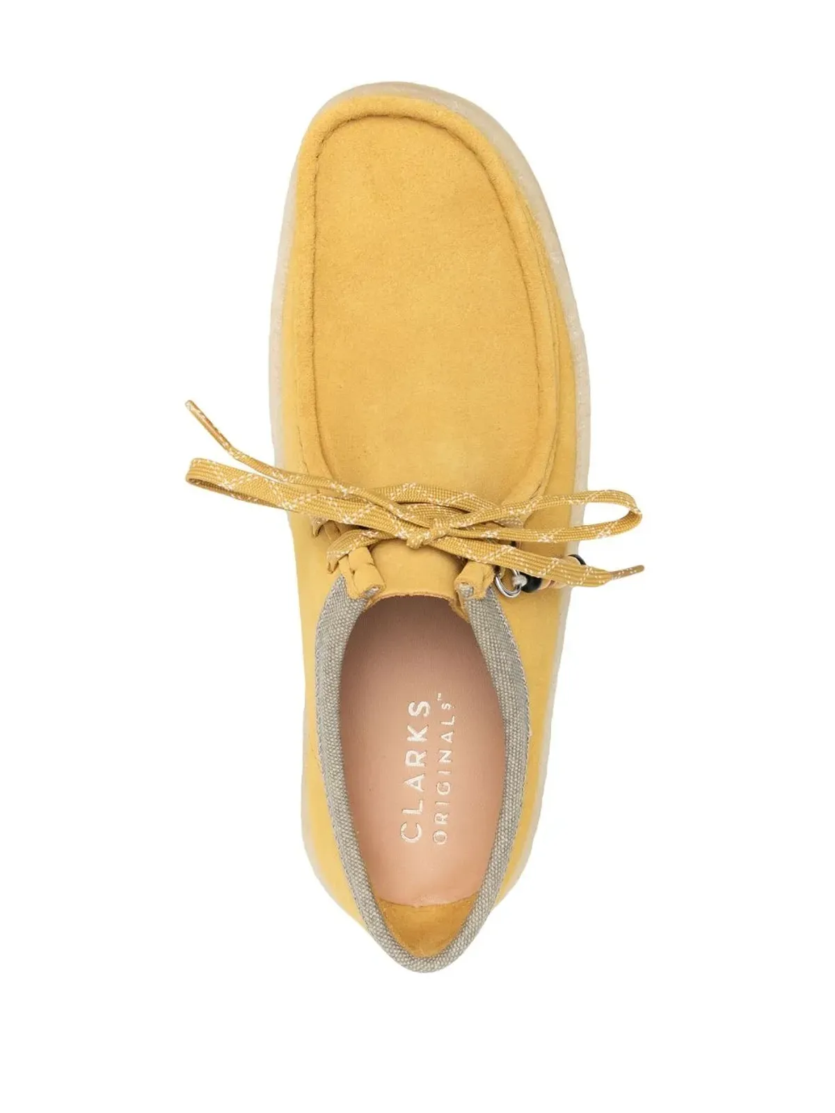 Clarks Originals 木製ビーズ付きスエードボートシューズ - 画像4