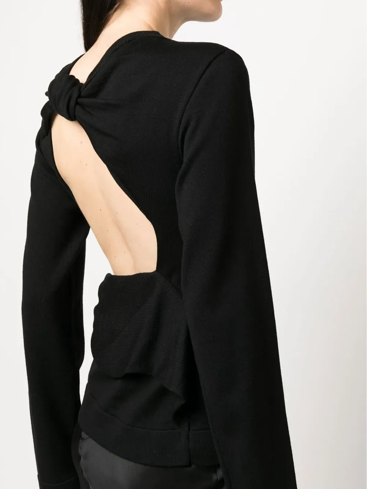 Jil Sander オープンバックディテールのニットジャンパー - 画像5