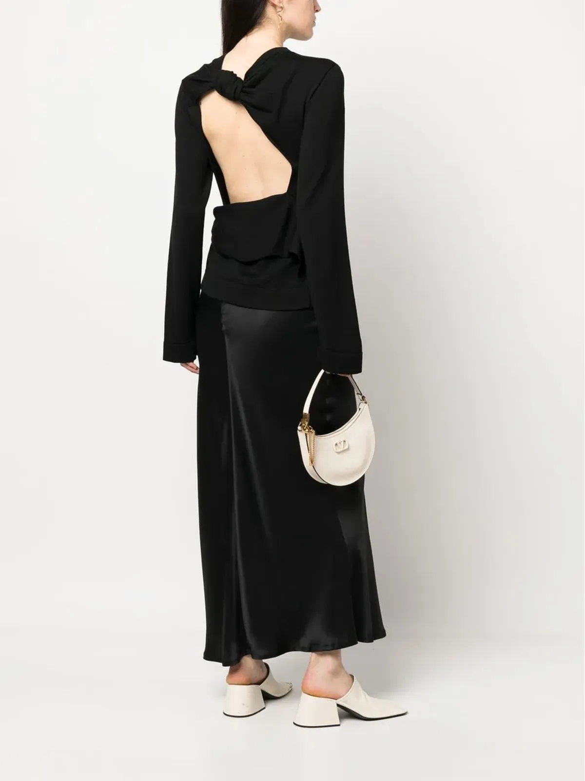 Jil Sander オープンバックディテールのニットジャンパー - 画像2