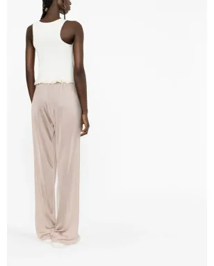 Maison Margiela エラスティケイテッドニットパンツ ピンク - サムネイル3