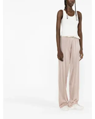 Maison Margiela エラスティケイテッドニットパンツ ピンク - サムネイル4