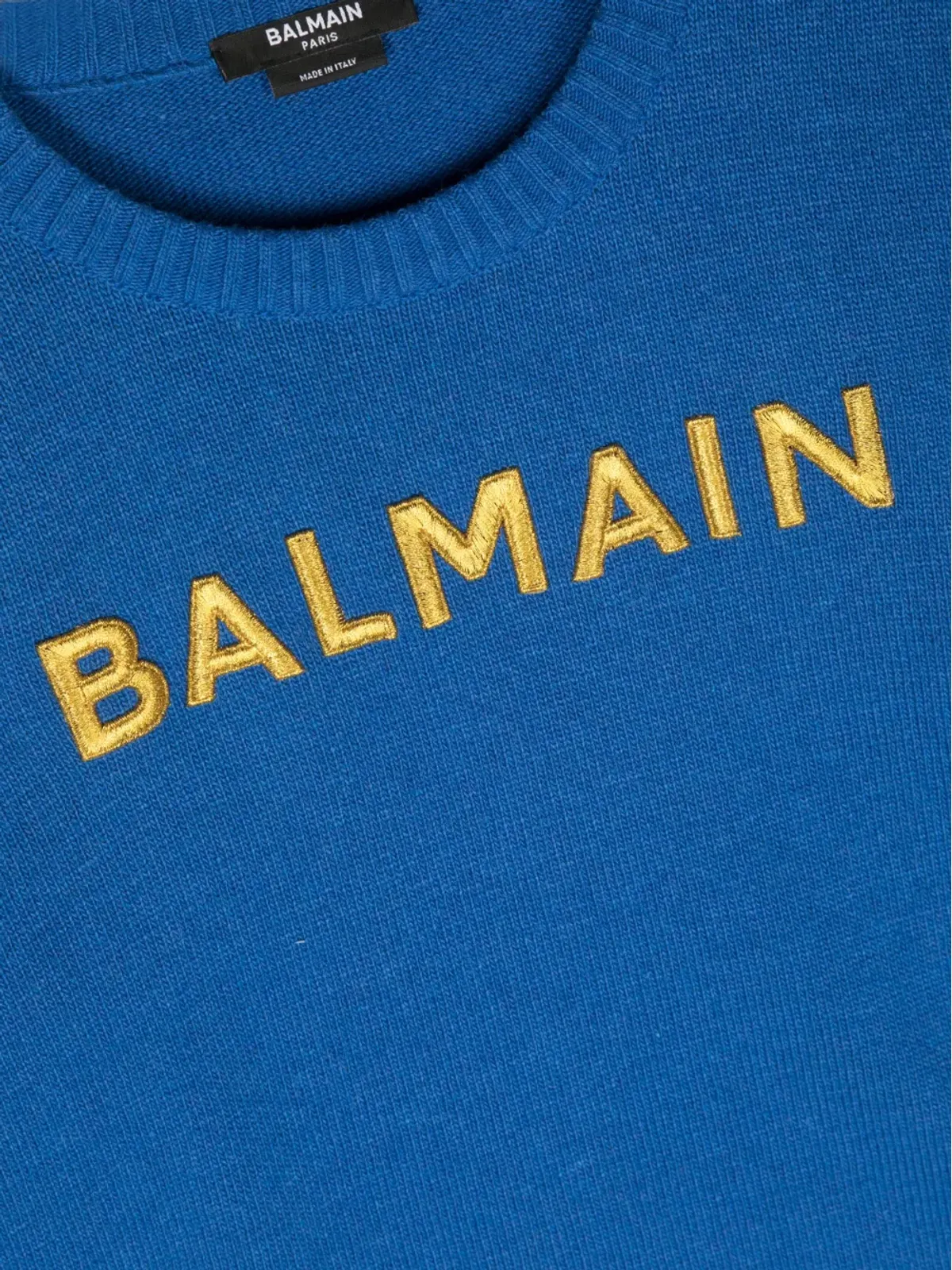 Balmain Kids 刺繍ロゴ クルーネック ジャンパー - 画像3