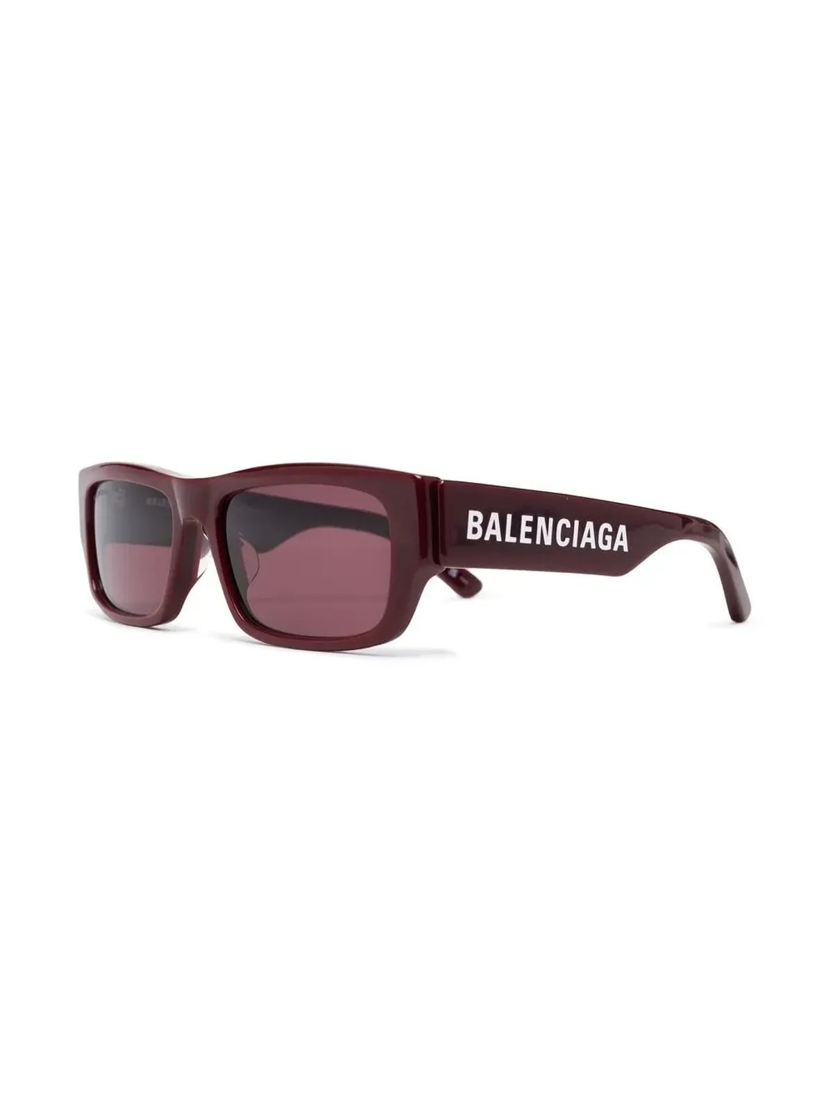 Balenciaga Eyewear レクタングルフレーム サングラス - レッド - 画像2
