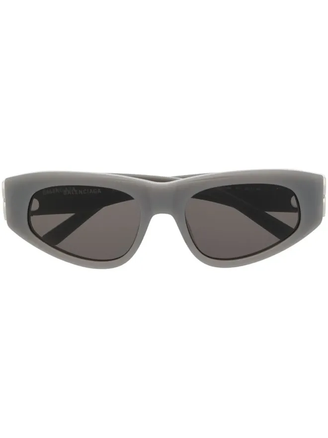 Balenciaga Eyewear Balenciaga Eyewear ロゴプレート バイカー サングラスの商品画像