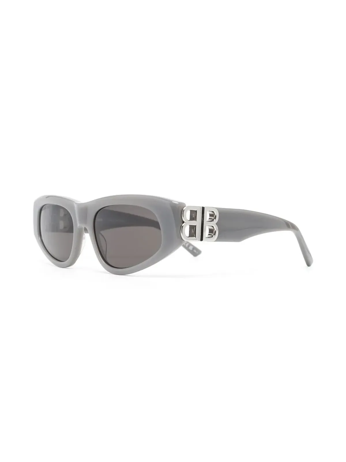 Balenciaga Eyewear ロゴプレート バイカー サングラス - 画像2