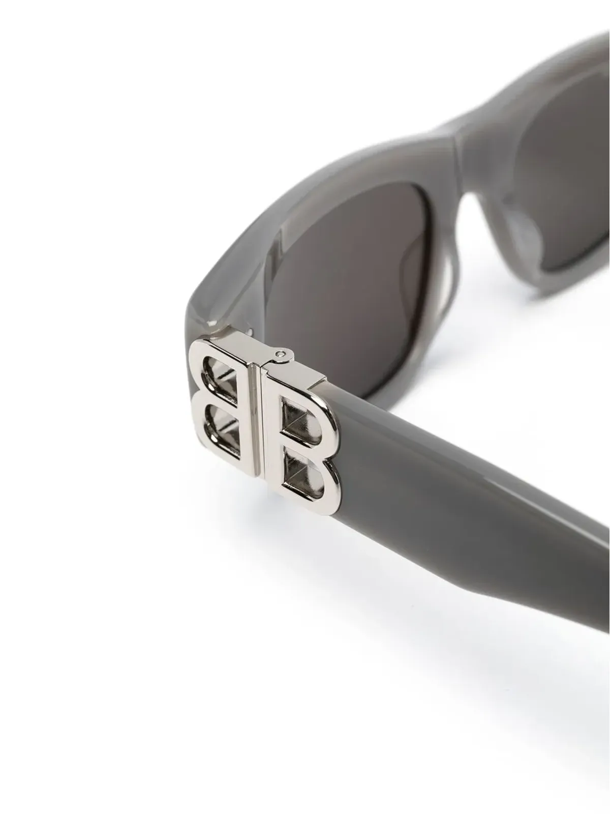 Balenciaga Eyewear ロゴプレート バイカー サングラス - 画像3
