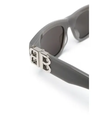 Balenciaga Eyewear ロゴプレート バイカー サングラス - サムネイル3