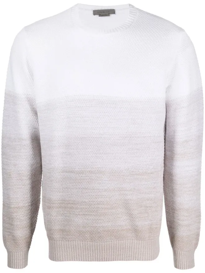 Corneliani Corneliani グラデーションエフェクトニットセーターの商品画像