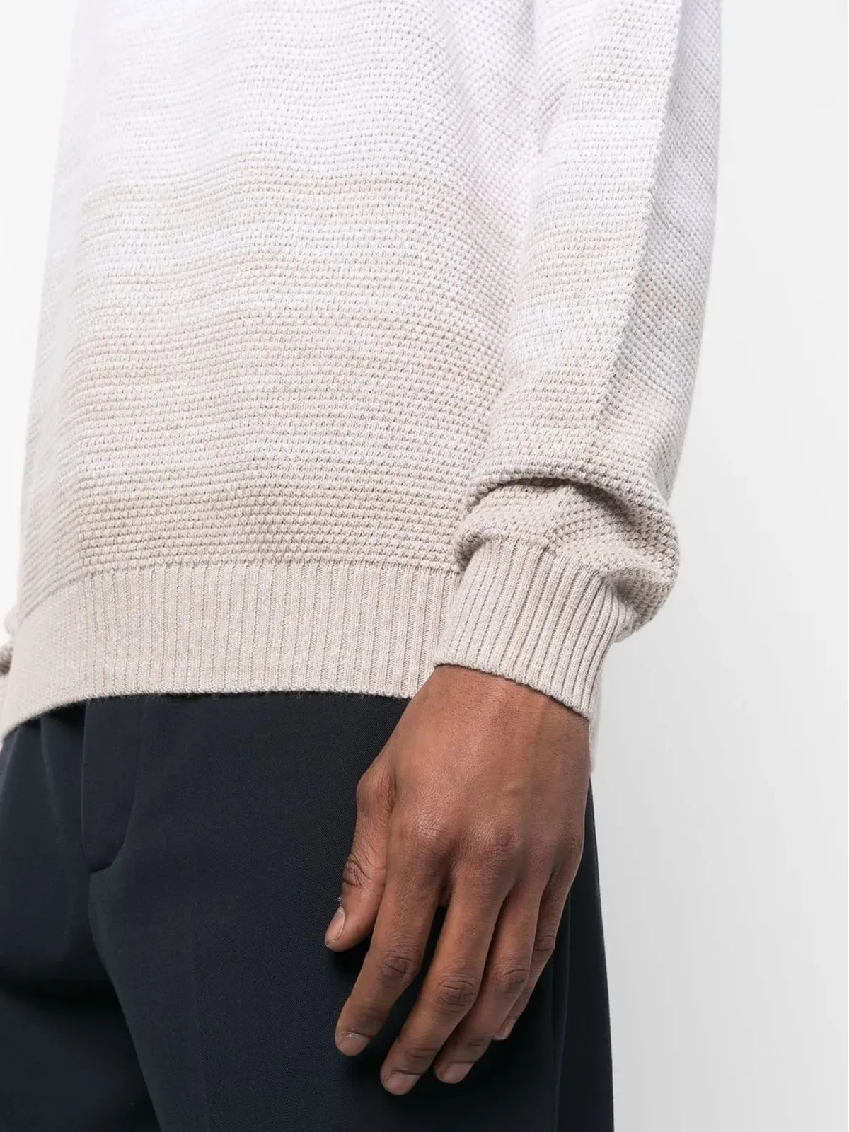 Corneliani グラデーションエフェクトニットセーター - 画像5