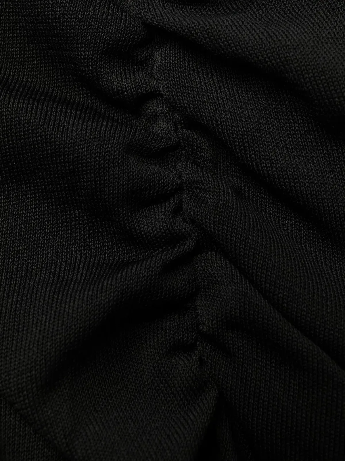 Saint Laurent セミシアー片袖ロングドレス - 画像5
