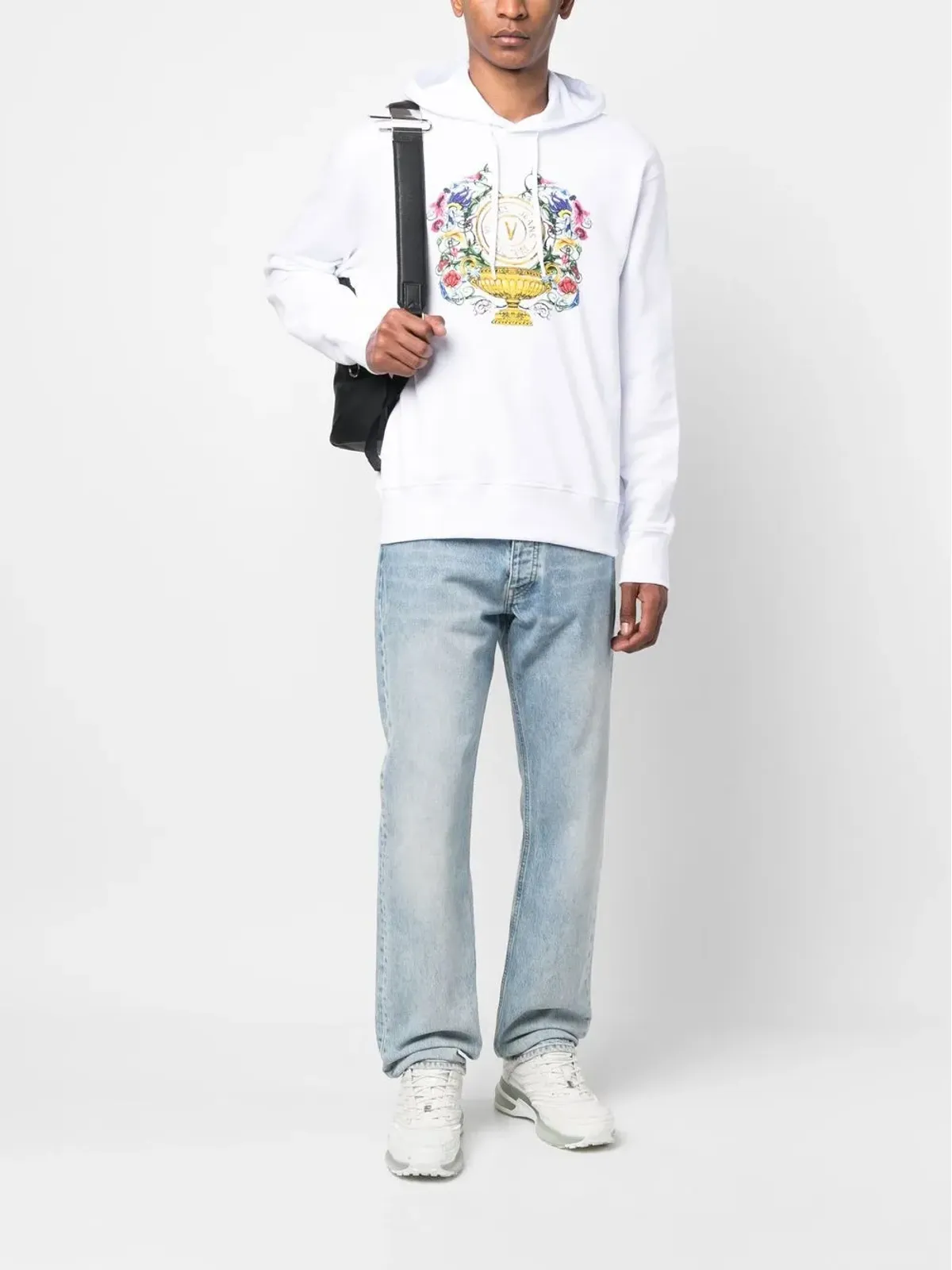 Versace Jeans Couture ロゴプリントパーカー - 画像2
