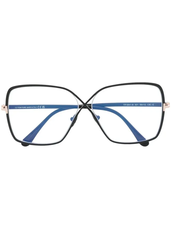 TOM FORD Eyewear TOM FORD Eyewear クロスオーバー スクエアフレーム メガネの商品画像