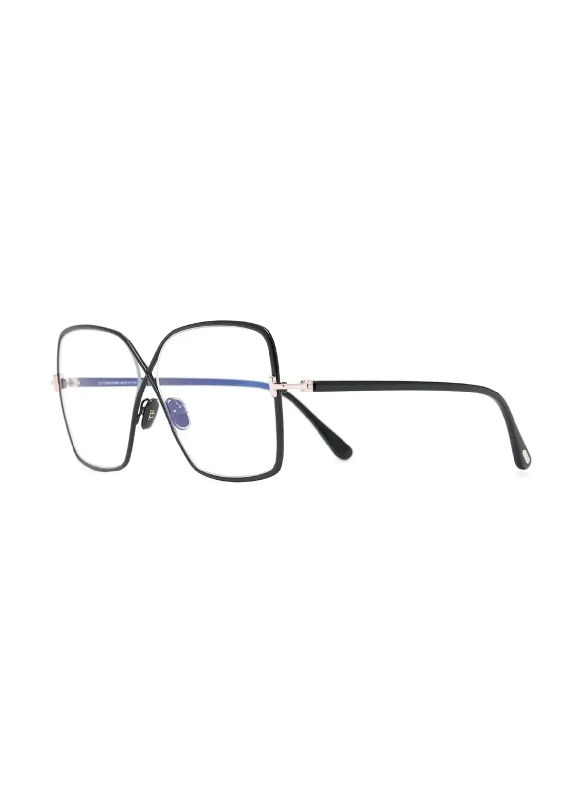 TOM FORD Eyewear クロスオーバー スクエアフレーム メガネ - 画像2