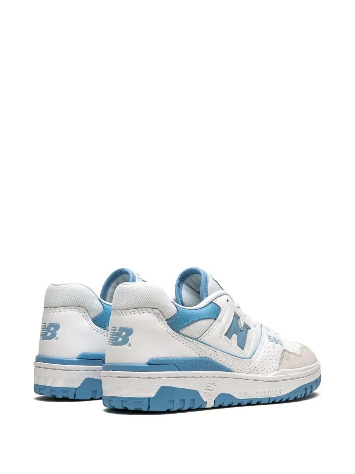 New Balance 550 ホワイト/ベイビーブルー ローカット スニーカー - 画像3