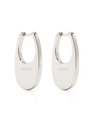 Coperni ミディアムスワイプ ロゴ イヤリング（シルバー） - サムネイル1